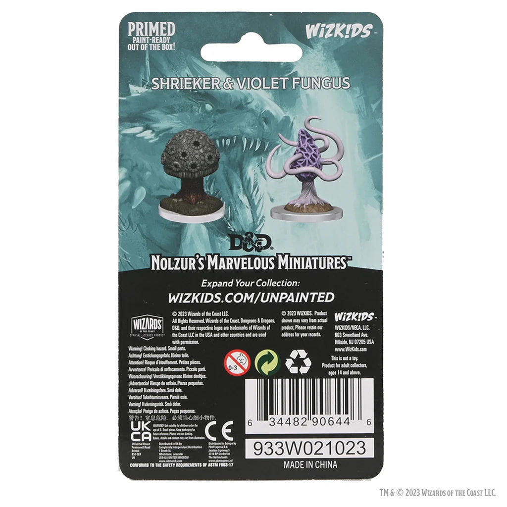 D&D Nolzur's Marvelous Miniatures: Shrieker & Violet Fungus #90644