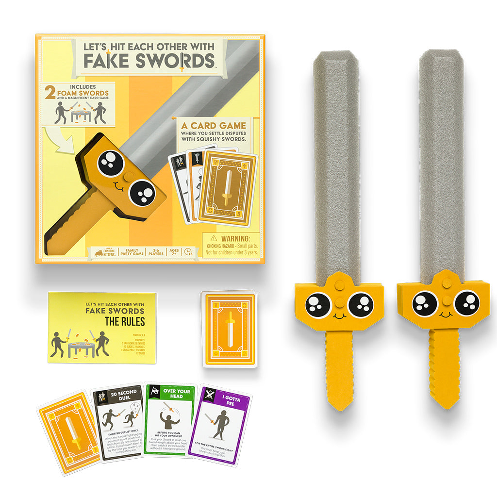 Let's Hit Each Other with Fake Swords