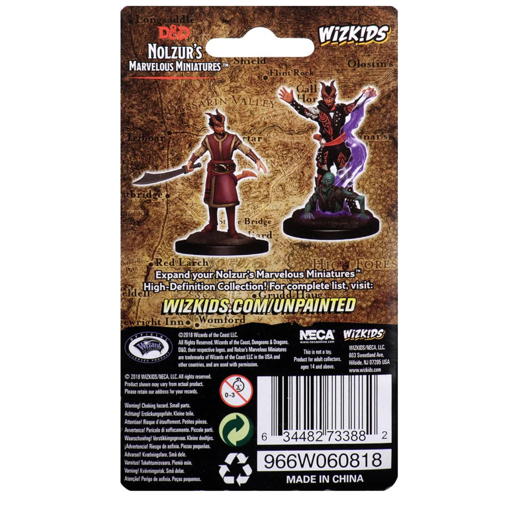 D&D Nolzur's Marvelous Miniatures: Male Tiefling Warlock #73388