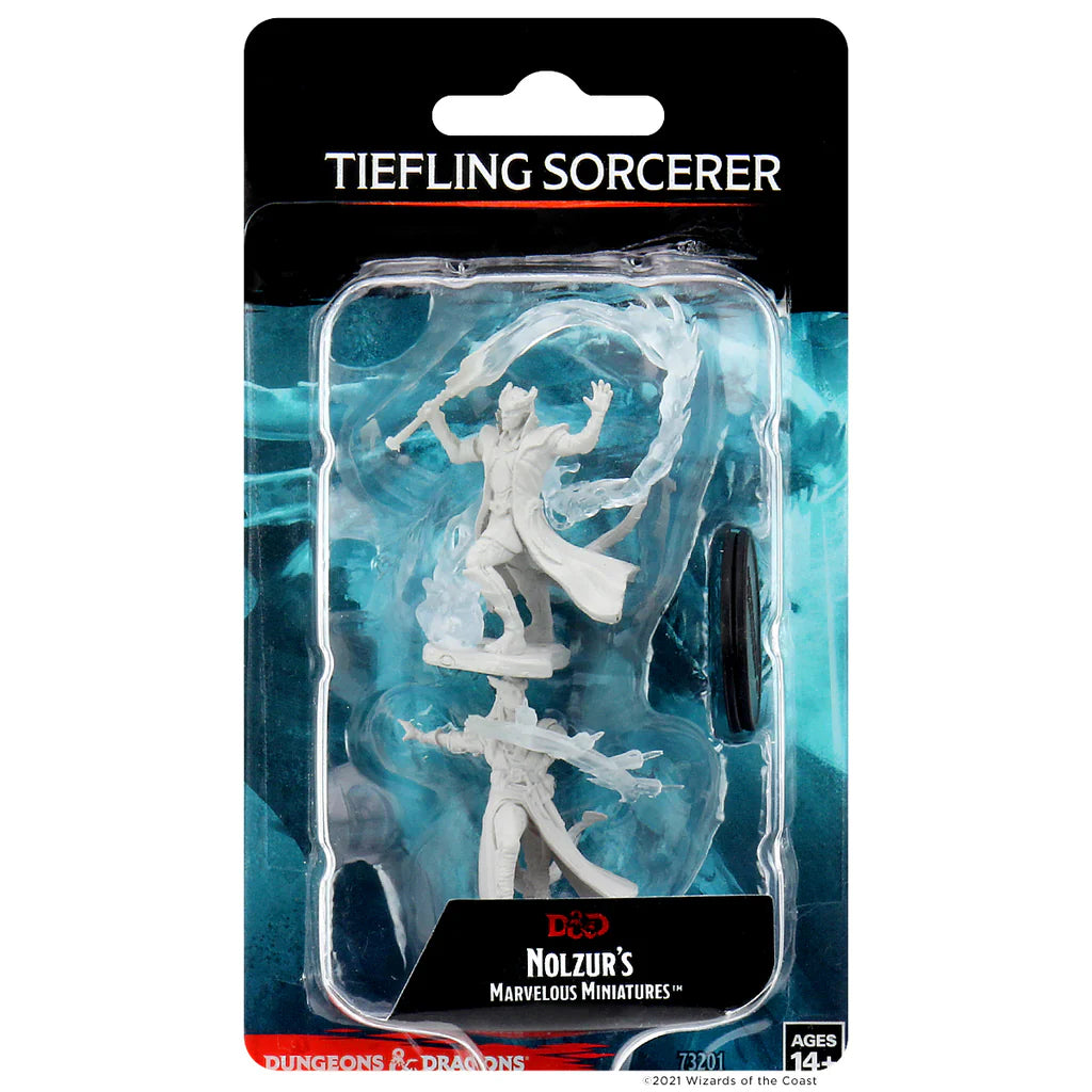 D&D Nolzur's Marvelous Miniatures: Tiefling Male Sorcerer #73201