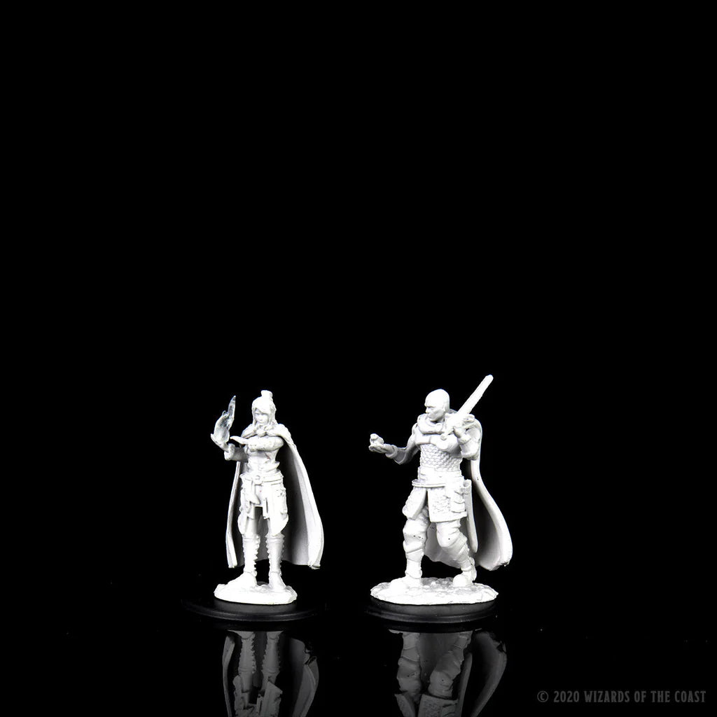 D&D Nolzur's Marvelous Miniatures - Human Ranger & Moon Elf Sorcerer #73675