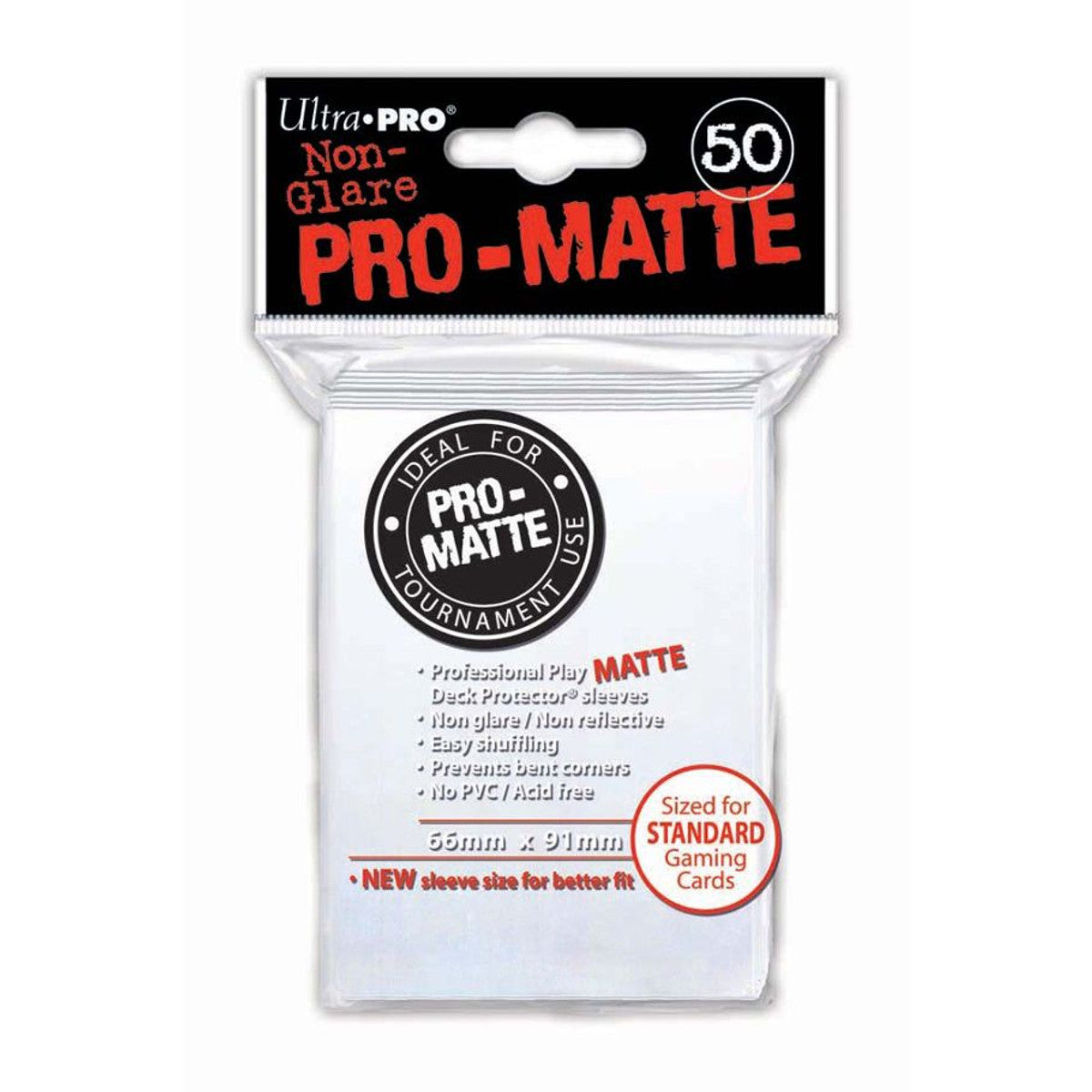 Ultra Pro - Matte Deck Protector Sleeves - White