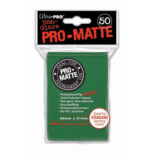 Ultra Pro - Matte Deck Protector Sleeves - Green