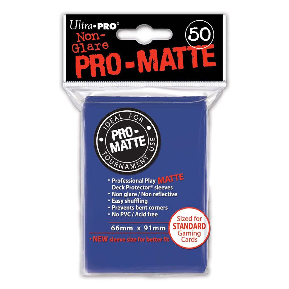 Ultra Pro - Matte Deck Protector Sleeves - Blue