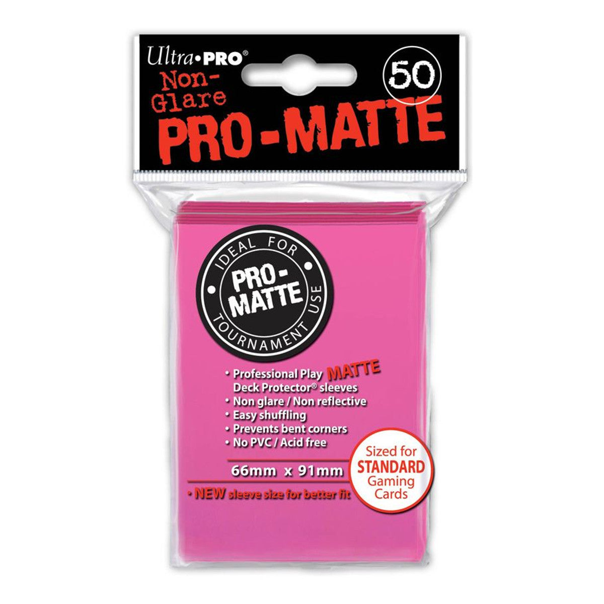 Ultra Pro - Deck Protector Sleeves - Bright Pink