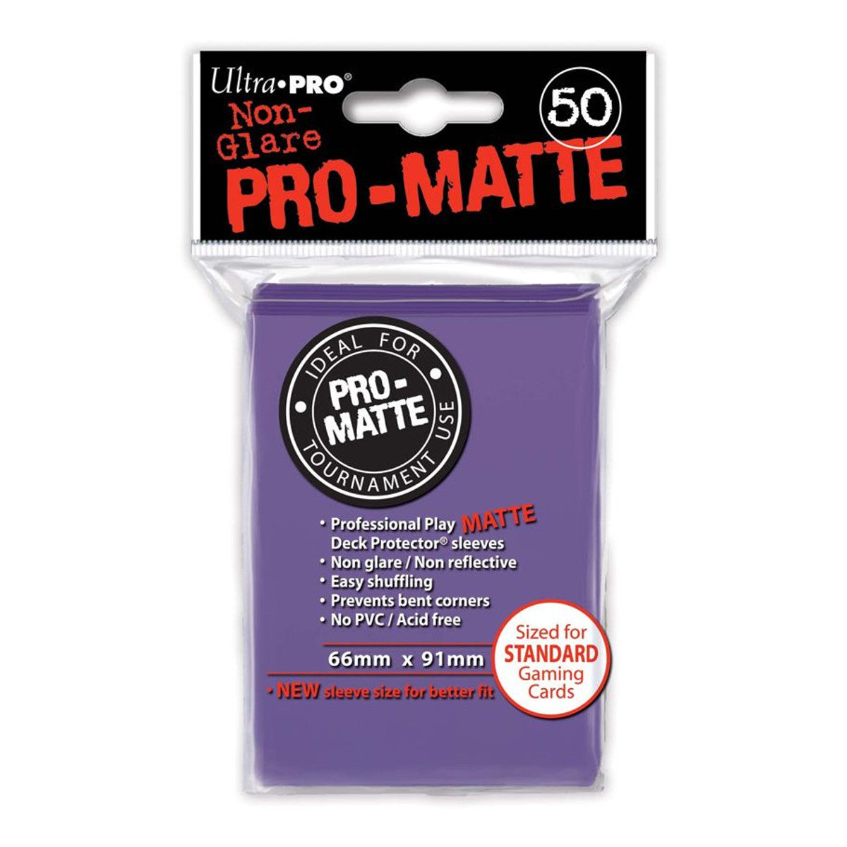 Ultra Pro - Matte Deck Protector Sleeves - Purple