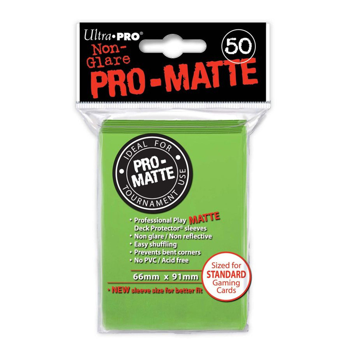 Ultra Pro - Matte Deck Protector Sleeves - Lime Green