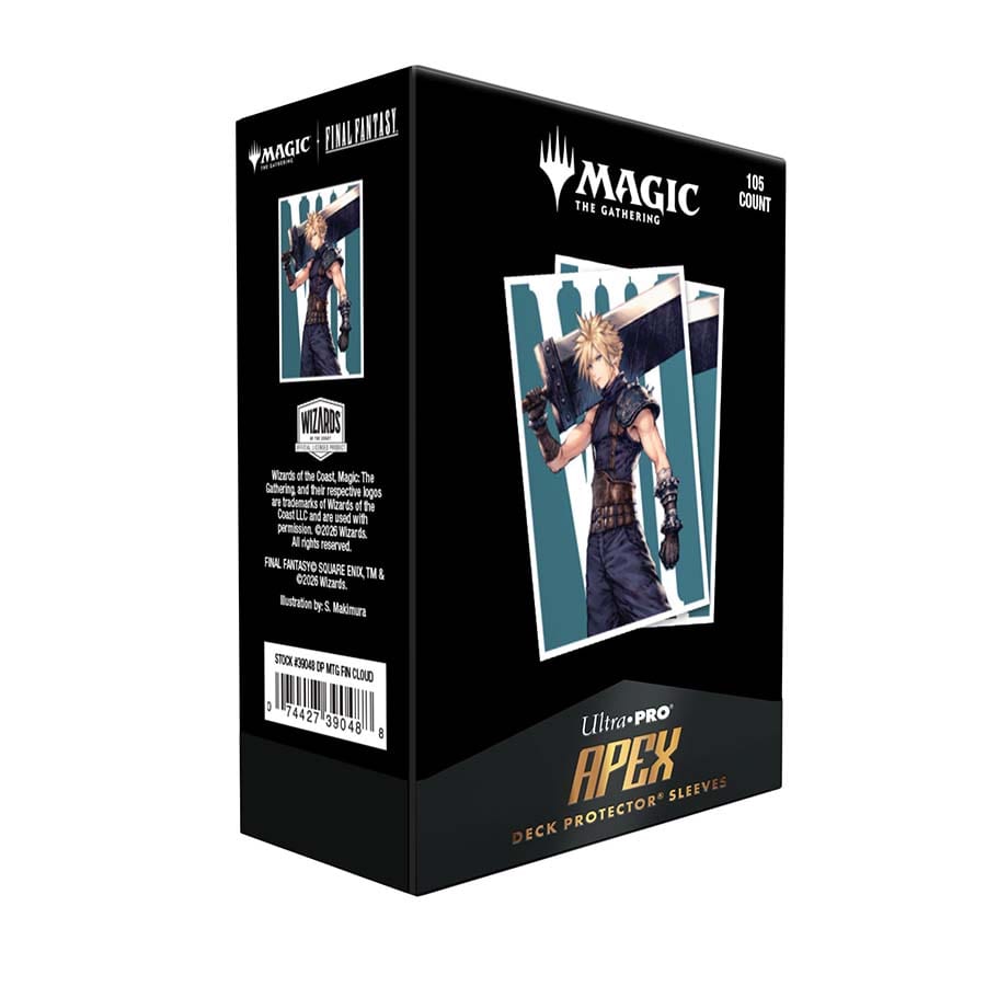 Ultra Pro: Final Fantasy - Cloud, Ex Soldier - Apex Deck Sleeves 105ct