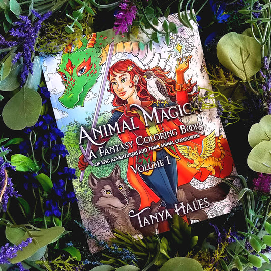 Animal Magica - Fantasy Coloring Book