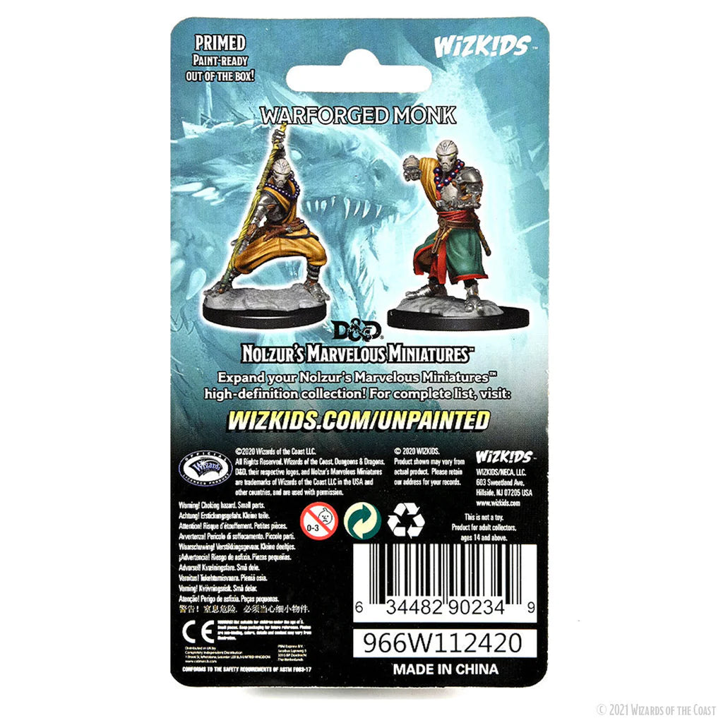 D&D Nolzur’s Marvelous Miniatures: Warforged Monk - #90234
