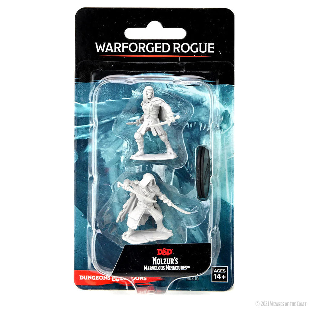 D&D Nozlur’s Marvelous Miniatures: Warforged Rogue - #90236