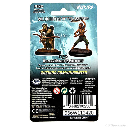 D&D Nozlur’s Marvelous Miniatures: Wildhunt Shifter Ranger - #90238