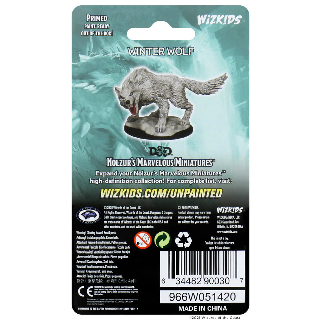 D&D Nolzur's Marvelous Miniatures - Winter Wolf #90030