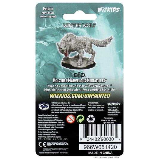 D&D Nolzur's Marvelous Miniatures - Winter Wolf #90030