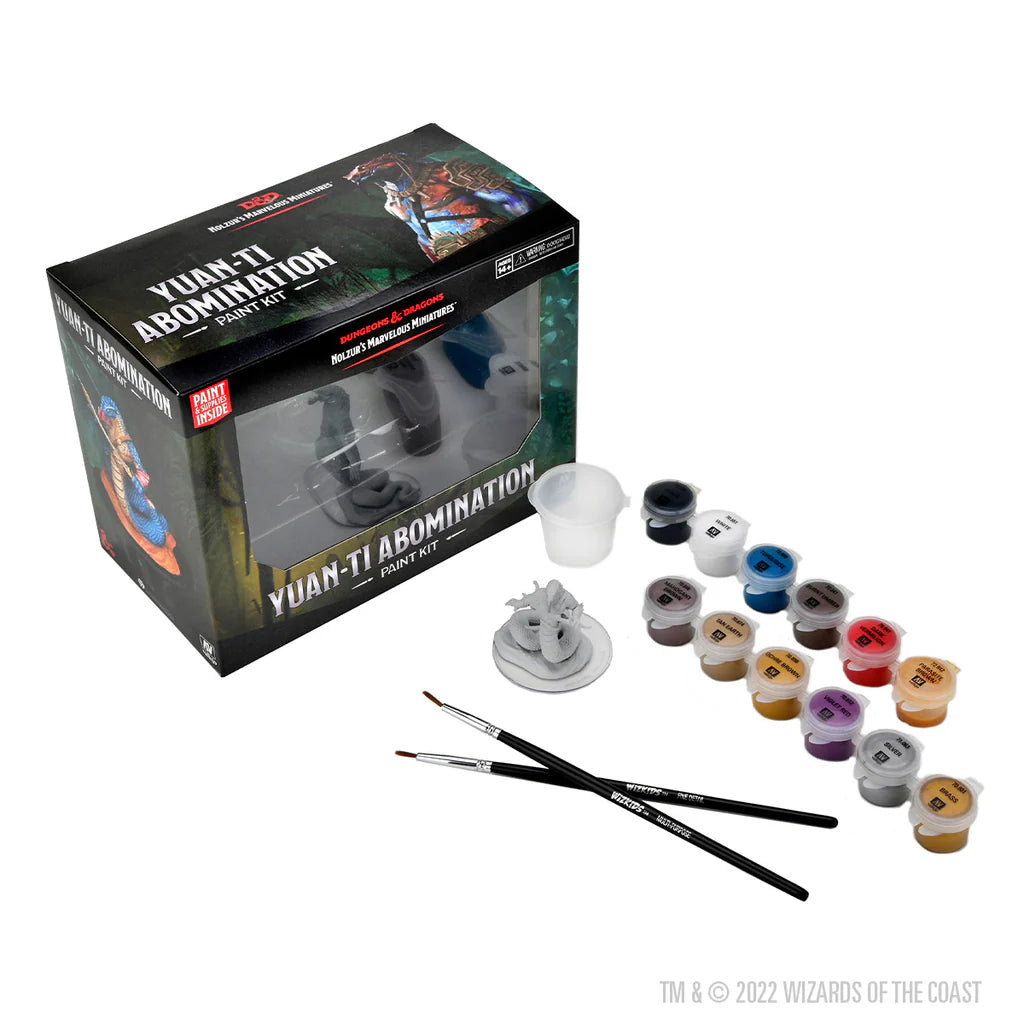 D&D Nolzur’s Marvelous Miniatures - Yuan-Ti Abomination Paint Kit